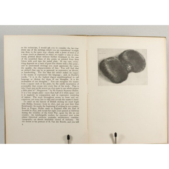 Antique Book "The British School of Etching" by Martin Hardie 1921 Signed 1st Ed - Picture 8 of 10